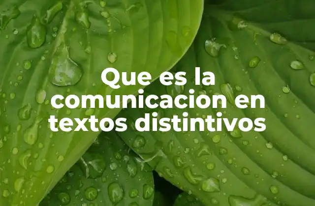 La identidad textual como herramienta de comunicación