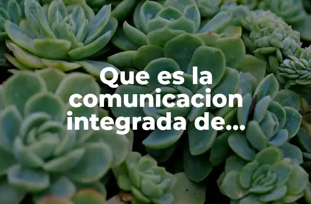 Que es la Comunicacion Integrada de Marketing