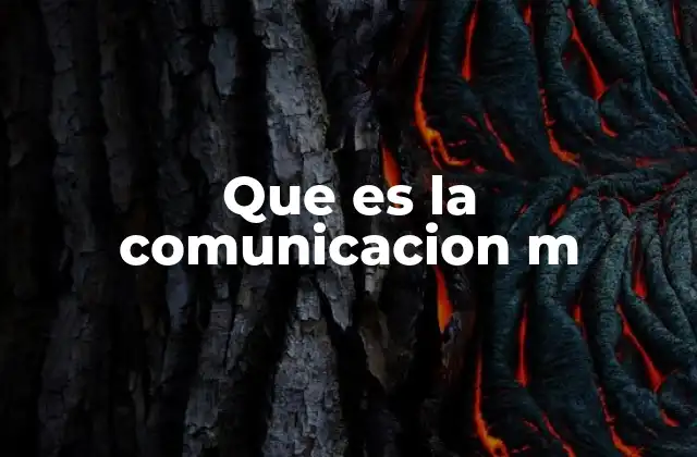 Que es la Comunicacion M 2 El proceso fundamental para transmitir información