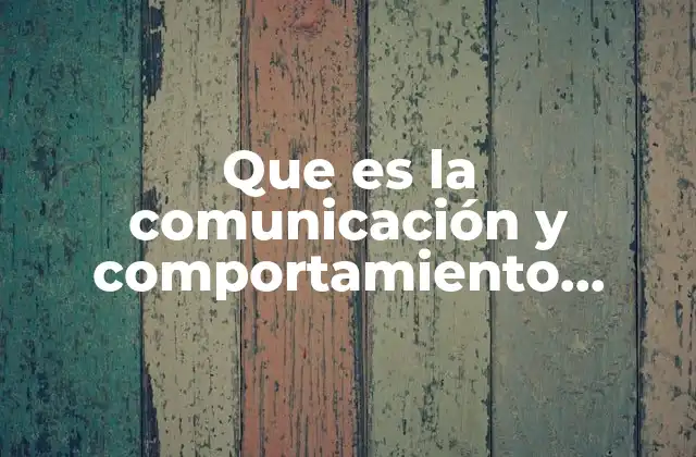 Que es la Comunicación y Comportamiento Acertivos