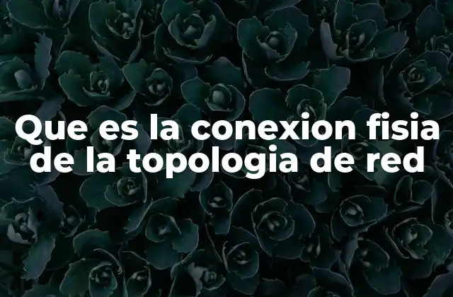 La importancia de la disposición física en las redes