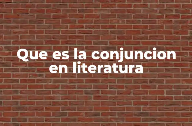 Que es la Conjuncion en Literatura 2 El papel de las conjunciones en la estructura de los textos literarios