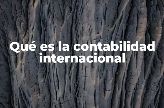 La importancia de la contabilidad internacional en el comercio global