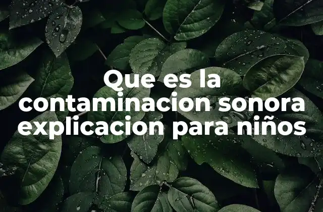 El mundo lleno de ruidos