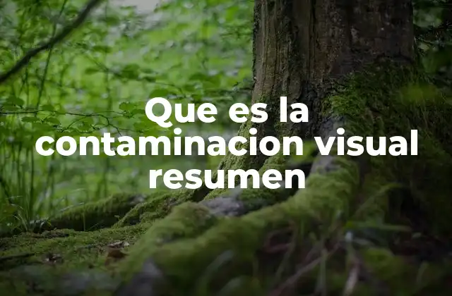 Cómo afecta el entorno visual al bienestar humano