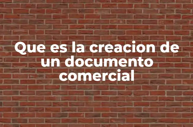 Que es la Creacion de un Documento Comercial 2 La importancia de estructurar correctamente un documento comercial