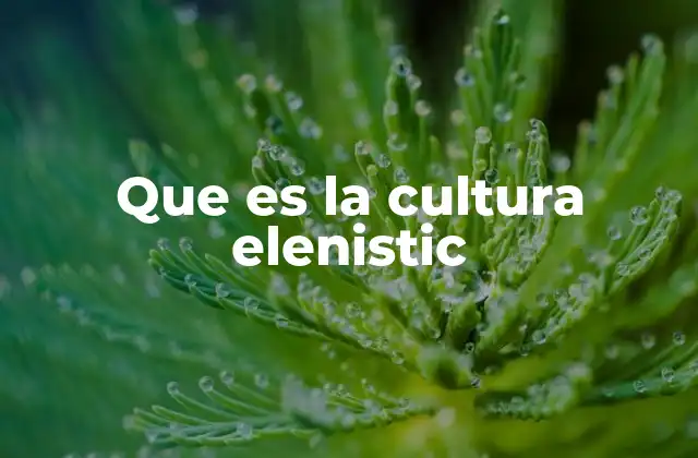 Que es la Cultura Elenistic 2 La evolución del pensamiento en la cultura helenística