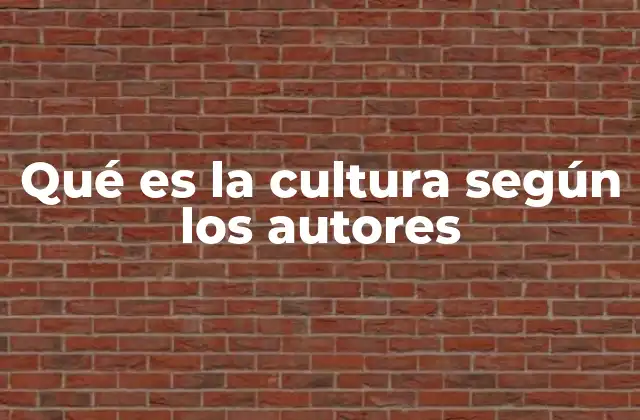 La cultura como expresión de identidad y tradición