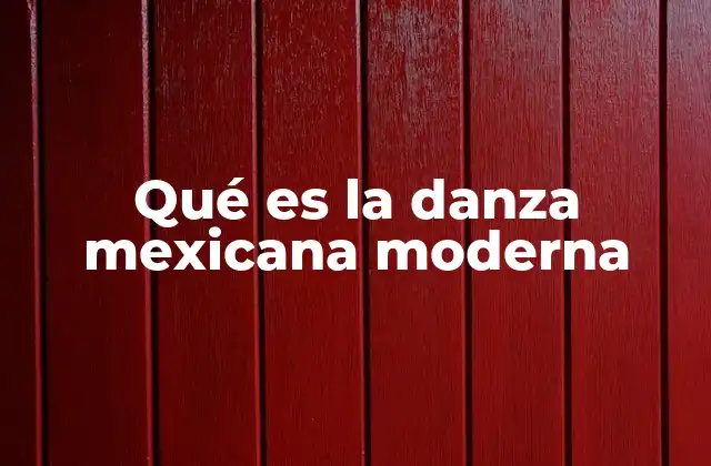 La evolución de la danza en México