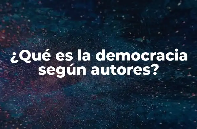 Las raíces filosóficas de la democracia