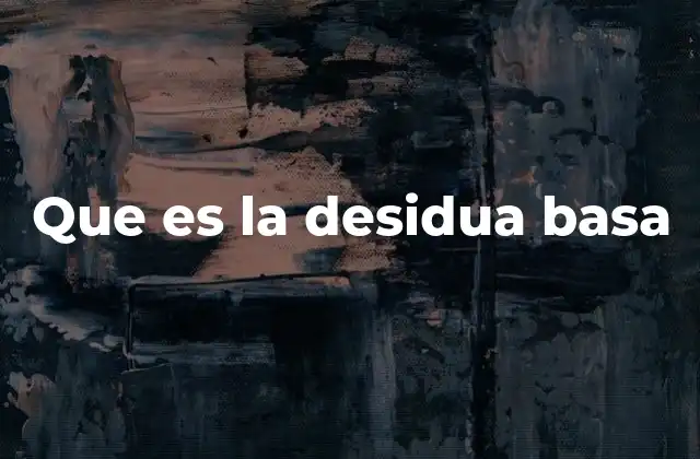 Que es la Desidua Basa
