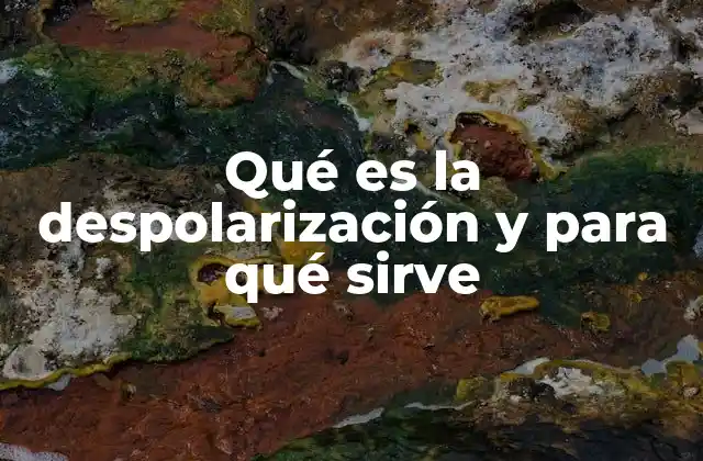 Qué es la Despolarización y para Qué Sirve