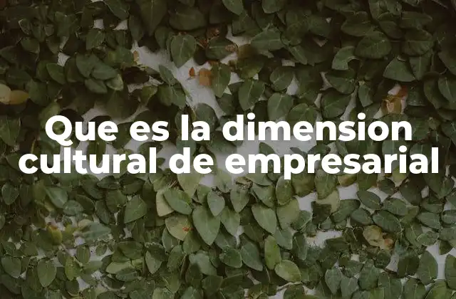 La influencia de la cultura en la cultura empresarial