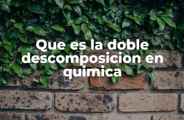 Reacciones químicas y su clasificación