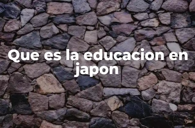 La influencia cultural en el sistema educativo japonés