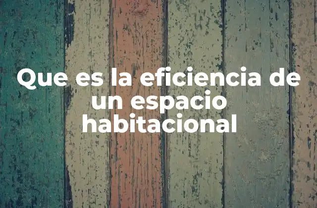Que es la Eficiencia de un Espacio Habitacional 2 El arte de maximizar lo mínimo en el diseño de interiores