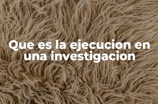 La importancia del proceso de ejecución en el desarrollo científico