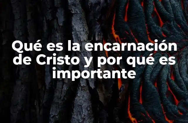 Qué es la Encarnación de Cristo y por Qué es Importante