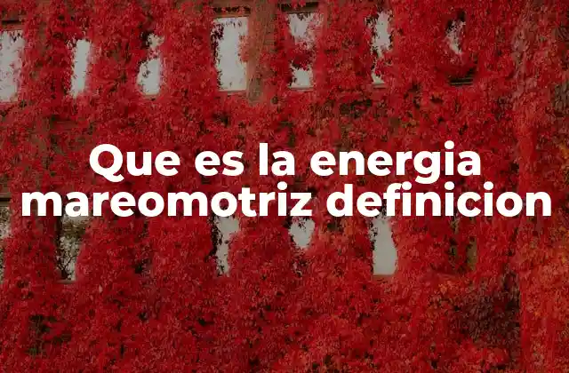 El poder de las mareas: cómo se genera energía a partir de ellas
