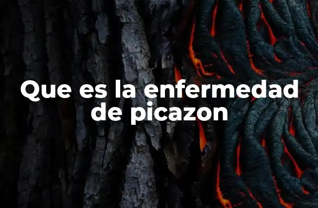 Que es la Enfermedad de Picazon