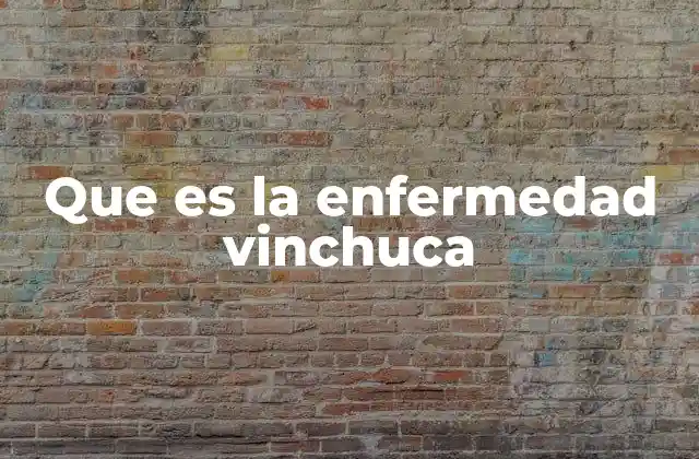 Que es la Enfermedad Vinchuca