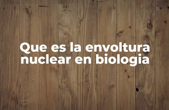 Que es la Envoltura Nuclear en Biologia 2 La importancia de la barrera nuclear en el funcionamiento celular