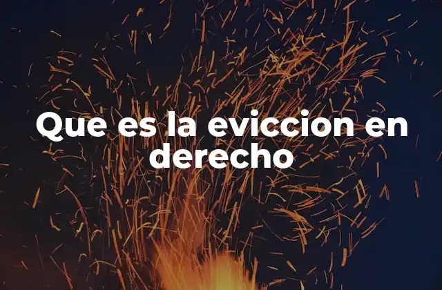 Que es la Eviccion en Derecho 2 La protección jurídica del comprador de bienes inmuebles