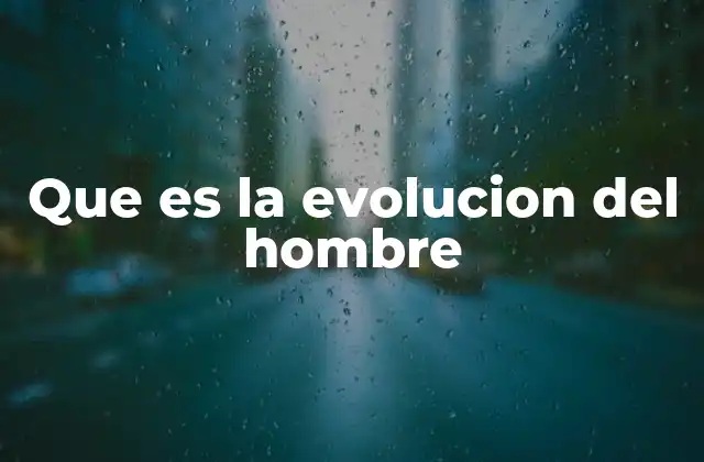 Que es la Evolucion Del Hombre 2 El camino desde los primates hasta los humanos modernos