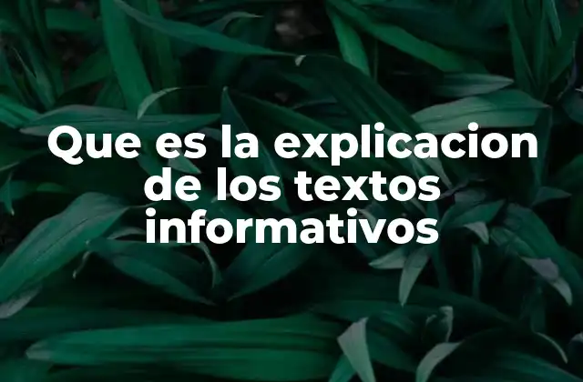 El rol de los textos informativos en la sociedad