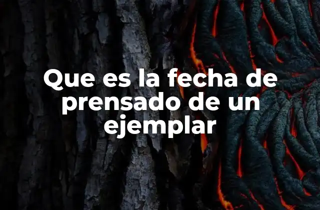 La importancia de la fecha de prensado en la valoración de libros