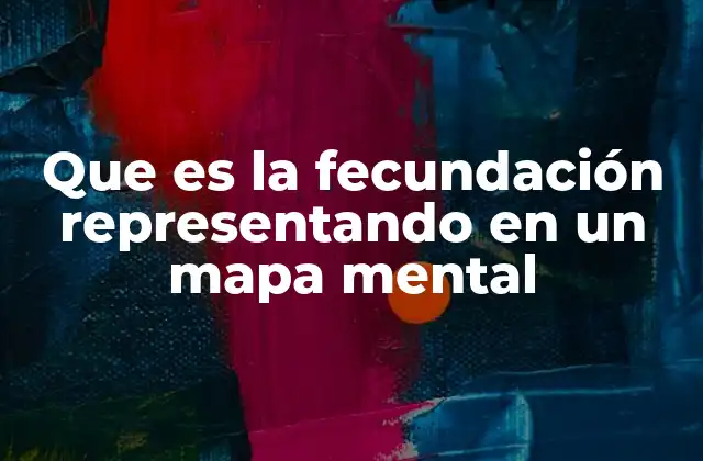 Que es la Fecundación Representando en un Mapa Mental