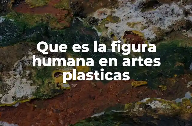 Que es la Figura Humana en Artes Plasticas