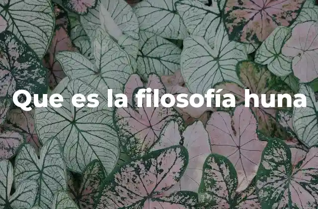 Que es la Filosofía Huna