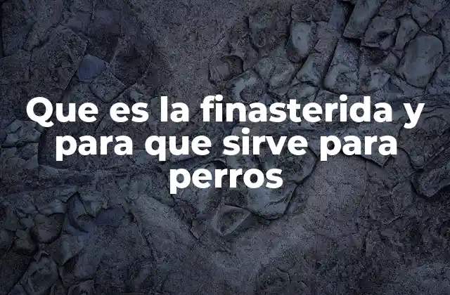 Que es la Finasterida y para que Sirve para Perros 2 Aplicaciones veterinarias de medicamentos similares a la finasterida