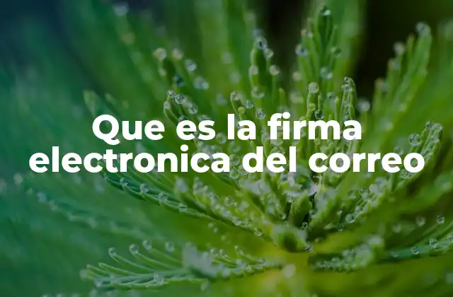 La importancia de una firma en los correos electrónicos