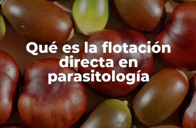 La importancia de los métodos de flotación en el diagnóstico parasitológico