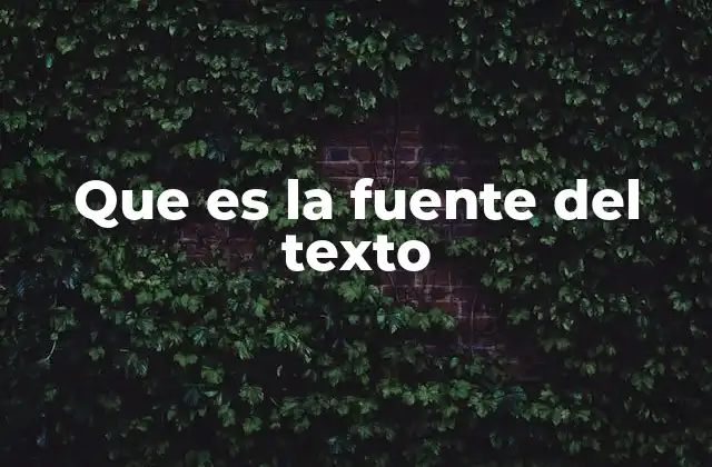 El origen detrás de cada contenido escrito