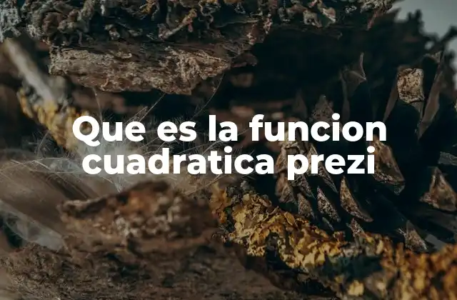 Que es la Funcion Cuadratica Prezi 2 La función cuadrática en el aula con herramientas digitales