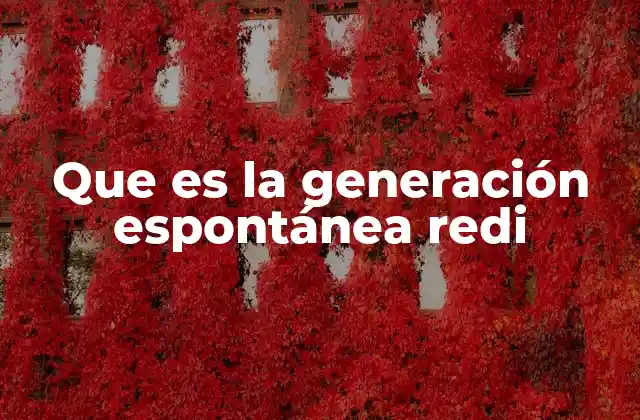 Que es la Generación Espontánea Redi 2 El impacto del experimento de Redi en la ciencia