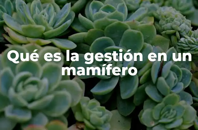 El control biológico en los mamíferos