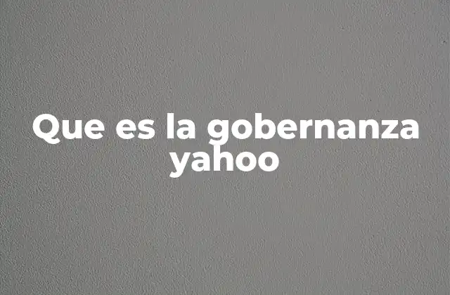 La evolución estratégica de Yahoo