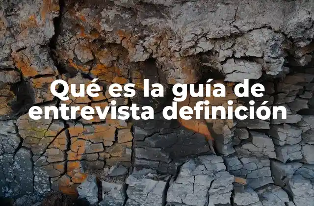 Qué es la Guía de Entrevista Definición 10 La importancia de contar con una estructura clara en las entrevistas