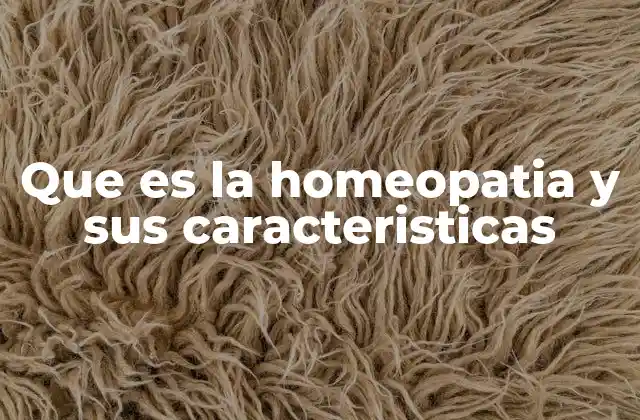 El enfoque holístico de la homeopatía