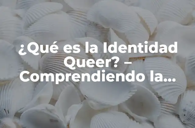 ¿qué es la Identidad Queer? – Comprendiendo la Diversidad Sexual