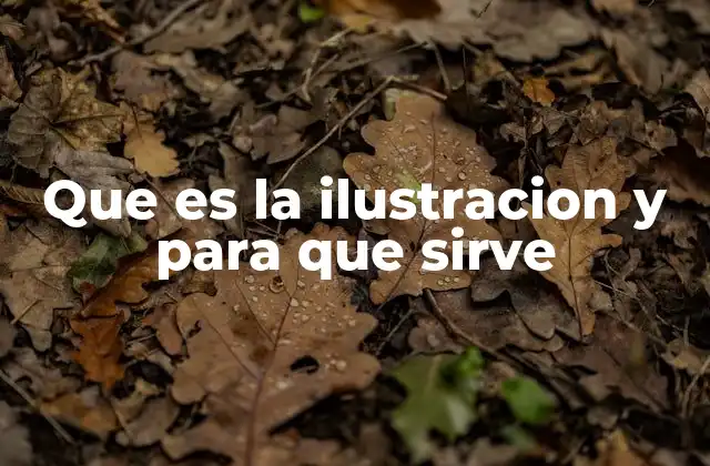 Que es la Ilustracion y para que Sirve