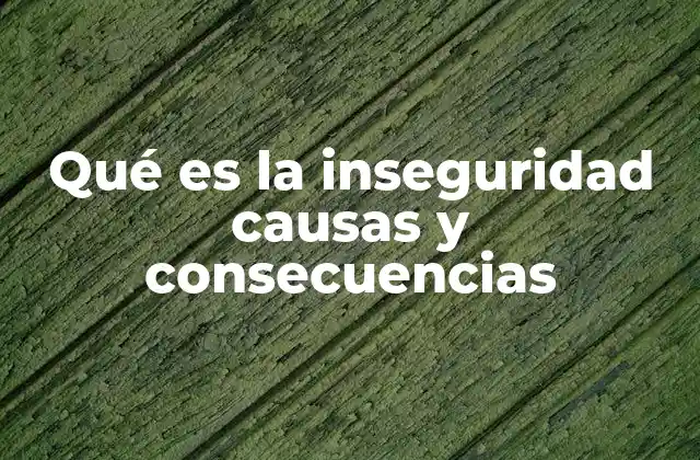 El impacto invisible de la inseguridad en la vida cotidiana