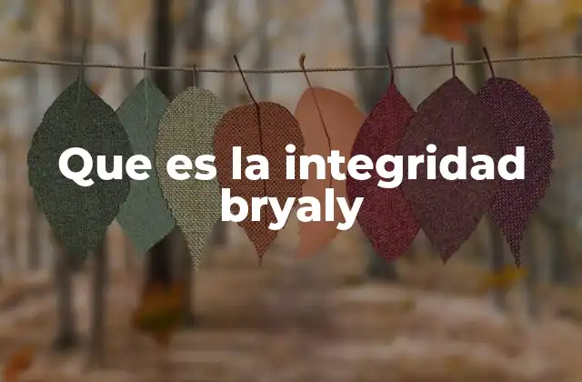 Que es la Integridad Bryaly 2 La importancia de vivir con coherencia moral