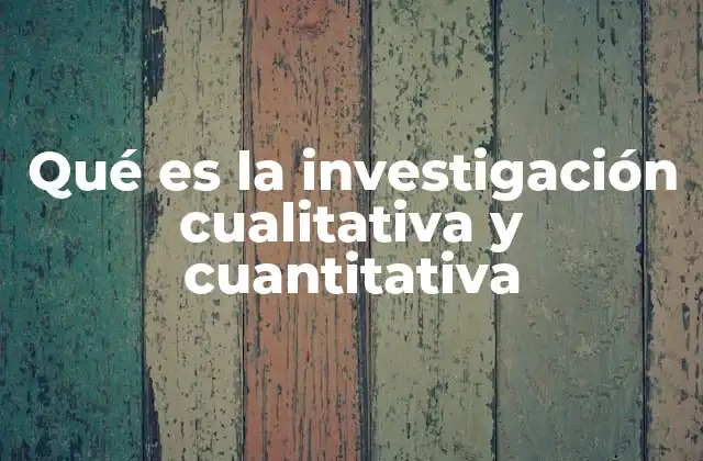 Diferencias entre ambos enfoques de investigación