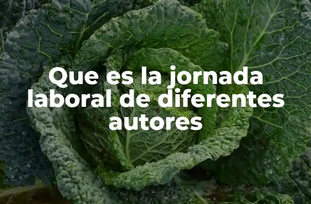 La evolución histórica de la jornada laboral