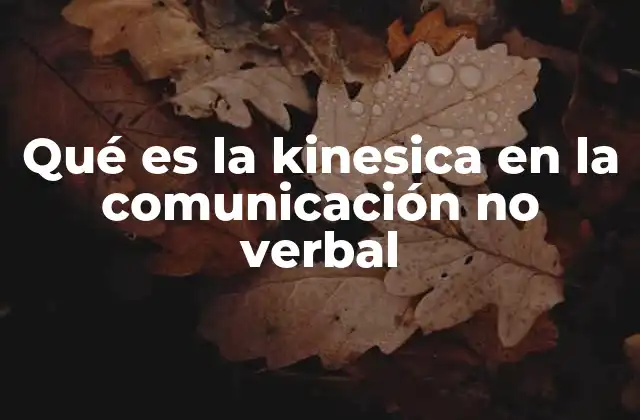 El lenguaje corporal como herramienta de expresión
